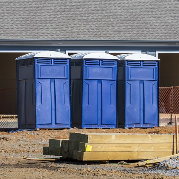 what is the maximum capacity for a single porta potty in Sandisfield Massachusetts